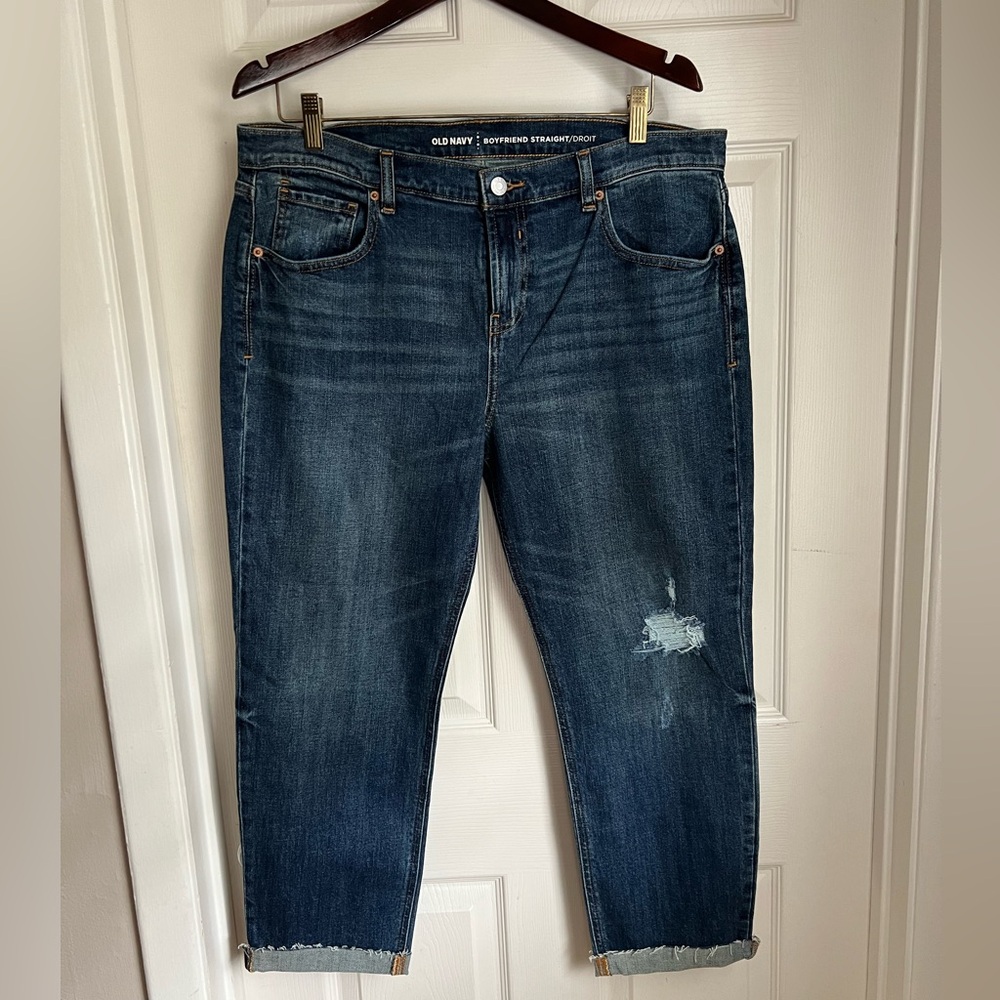 OLD NAVY BOYFRIEND STRAIGHT